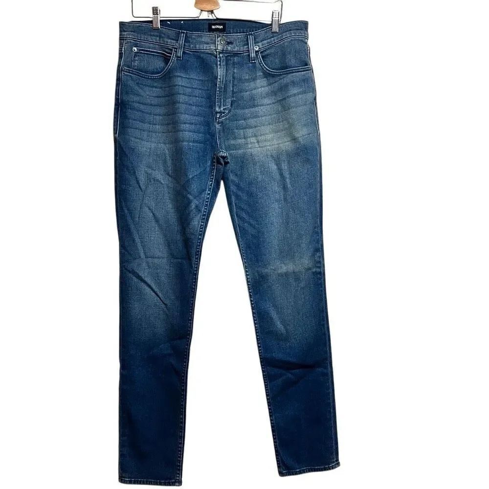 New Men’s Hudson Skinny Blue jeans 36x32 Denim “Ace”